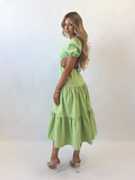 Ashlyn Midi Dress - Green