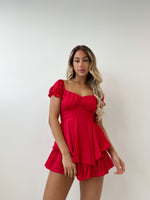 Auffie Playsuit - Red