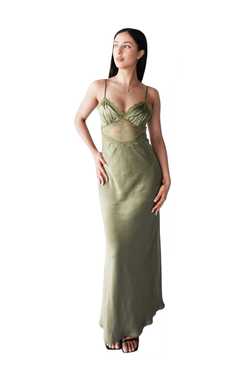 Darling Maxi Dress - Olive