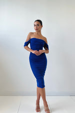 Tilly Midi Dress - Blue