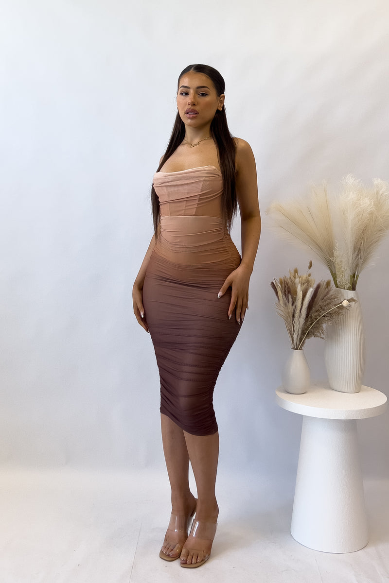 Cappuccino Midi Dress