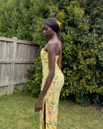 Delilah Floral Maxi Dress - Lemon