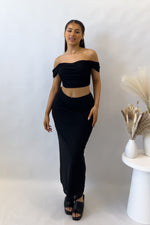 Agatha Two Piece Set - Black