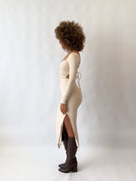 Erica Midi Dress - Beige