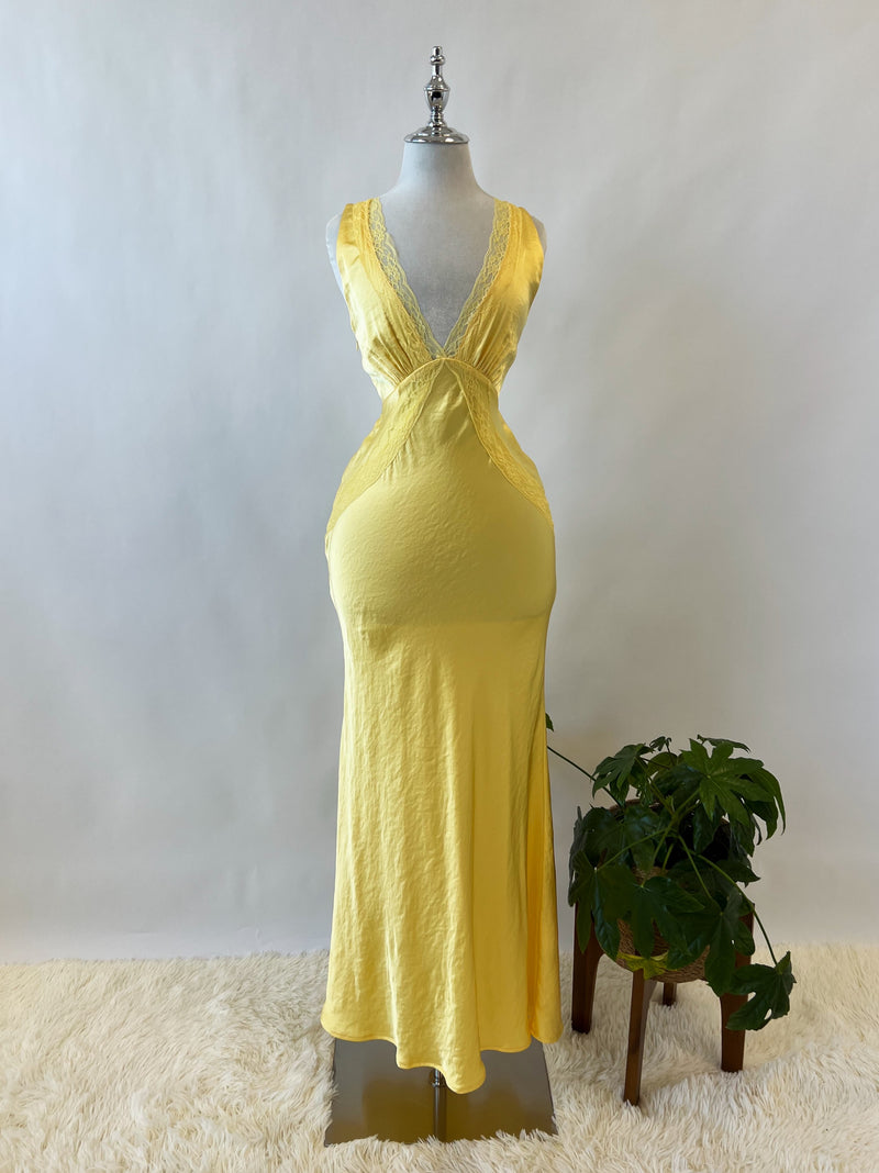 Odette Maxi Dress - Yellow