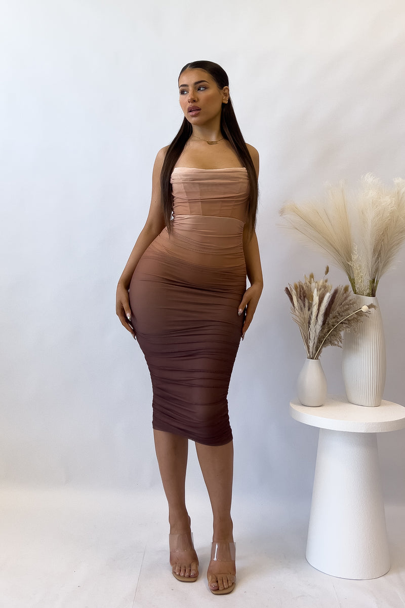 Cappuccino Midi Dress