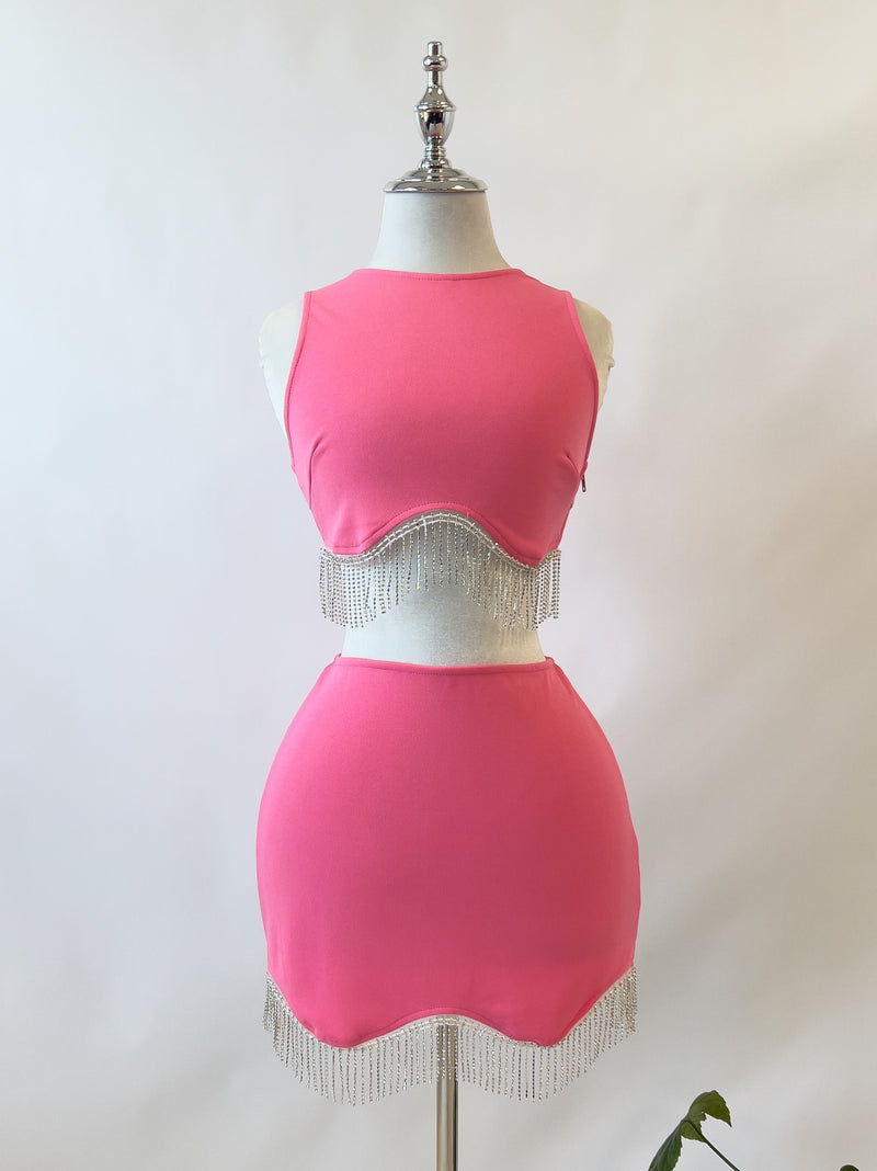 Letisha Mini Skirt - Pink