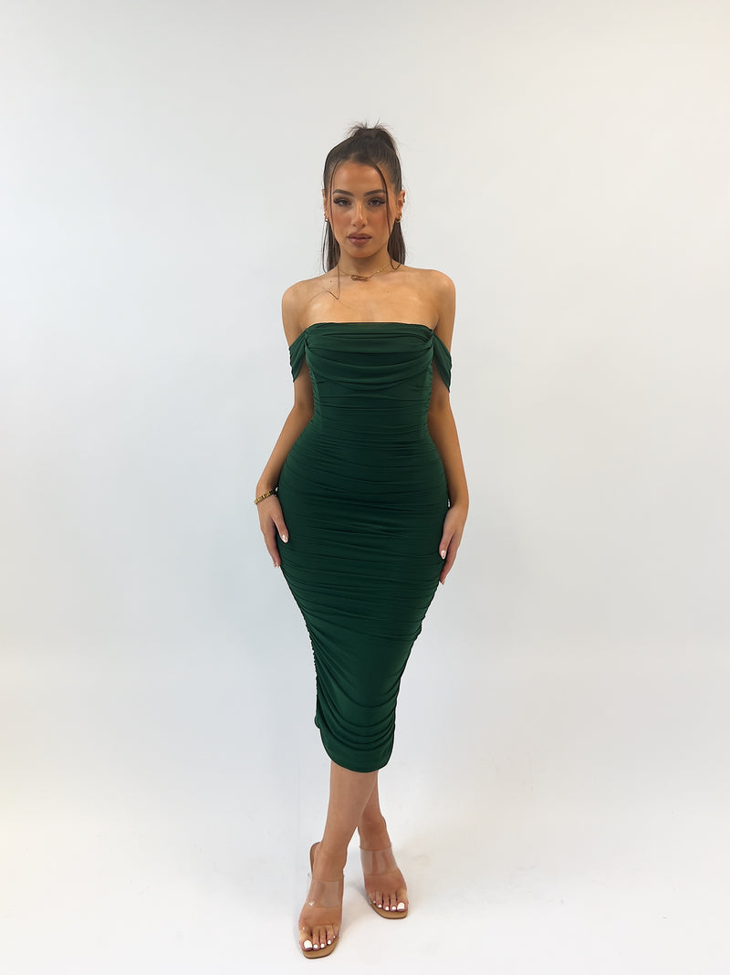 Tilly Midi Dress - Green