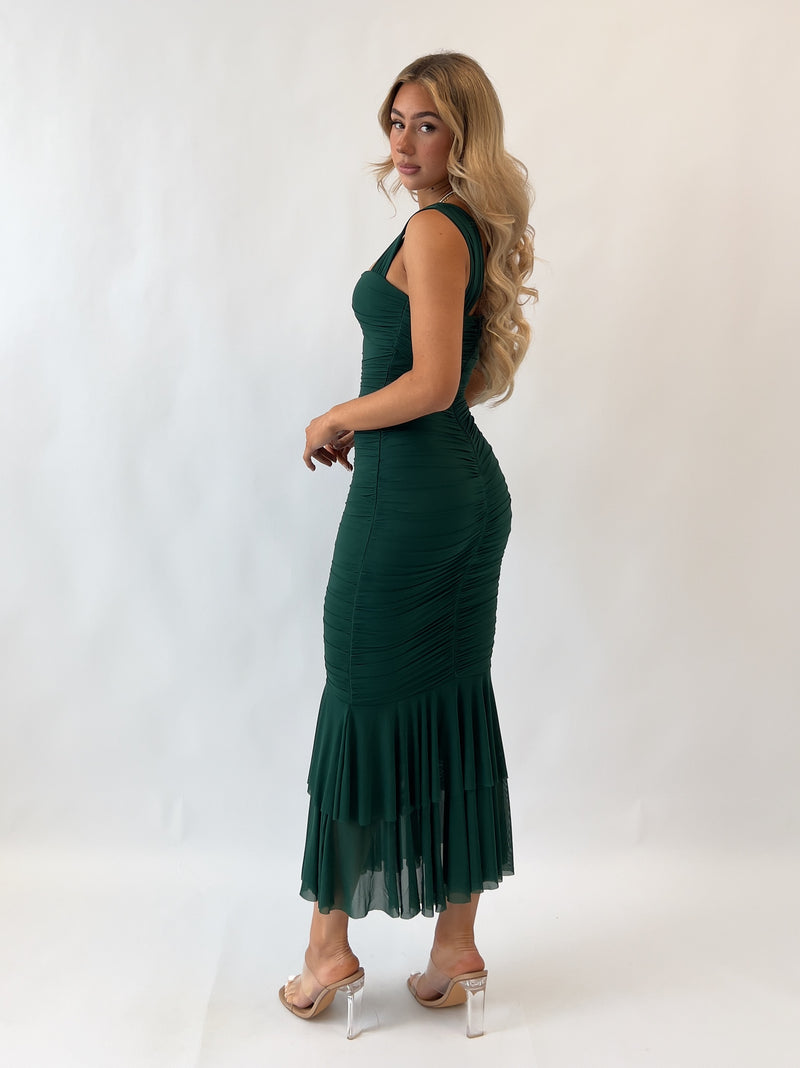 Presley Midi Dress - Green