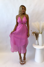 Ishara Midi Dress - Pink