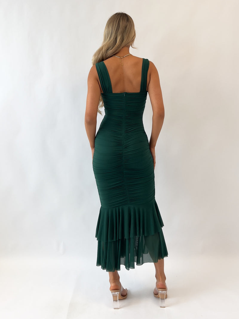 Presley Midi Dress - Green