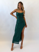 Renee Midi Dress - Green