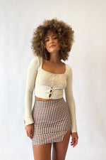 Deborah Knit Top - Beige