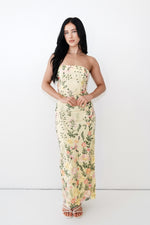 Delilah Floral Maxi Dress - Lemon