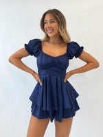Cindy Playsuit - Navy