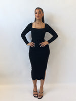 Erica Midi Dress - Black