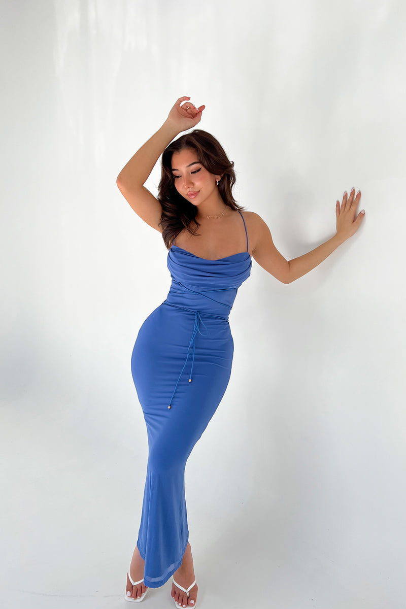 Serendipity Maxi Dress - Blue