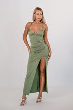 Asteria Midi Dress - Green