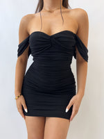 Liora Mini Dress - Black