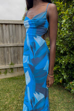 Maria Maxi Dress - Blue