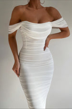 Tilly Midi Dress - White