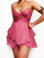 Zahira Playsuit - Pink