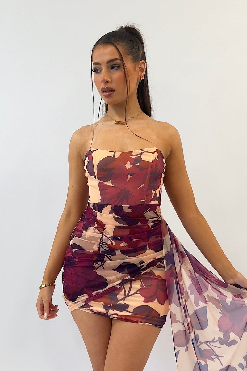 Arlowe Floral Mini Dress