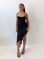 Fleur Midi Dress - Black