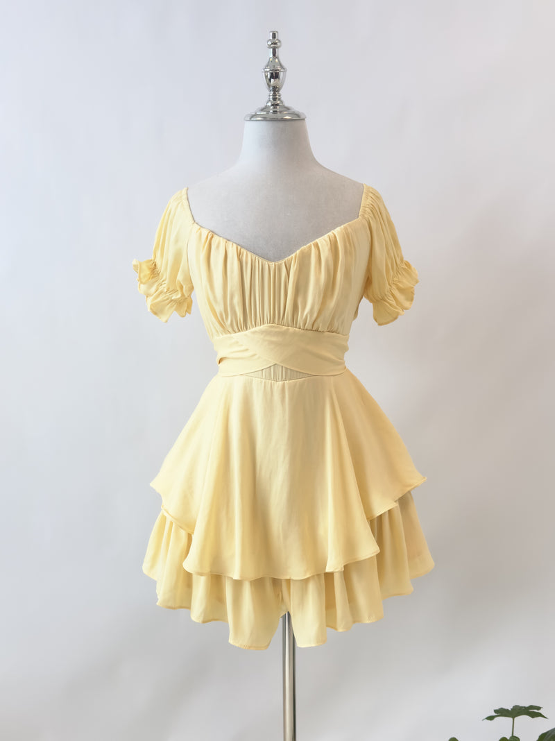 Auffie Playsuit - Yellow