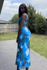 Maria Maxi Dress - Blue