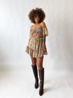 Melissa Floral Mini Dress - Mint