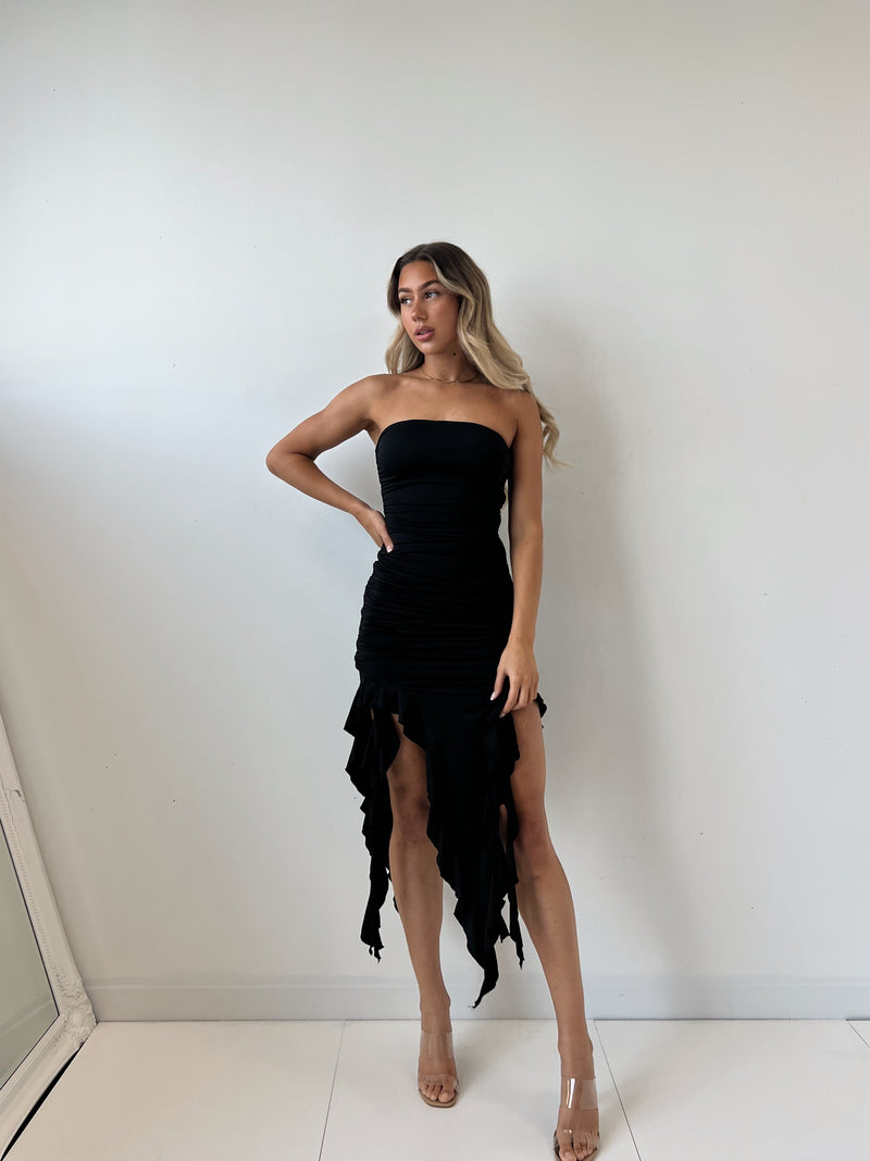Eugene Midi Dress - Black