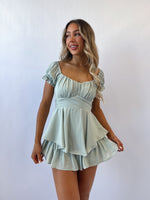 Auffie Playsuit - Pistachio