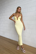 Magnificence Maxi Dress - Lemon