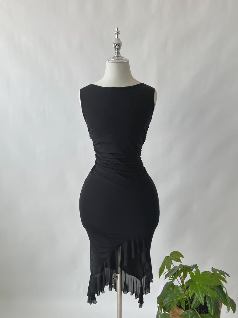 Moss Midi Dress - Black