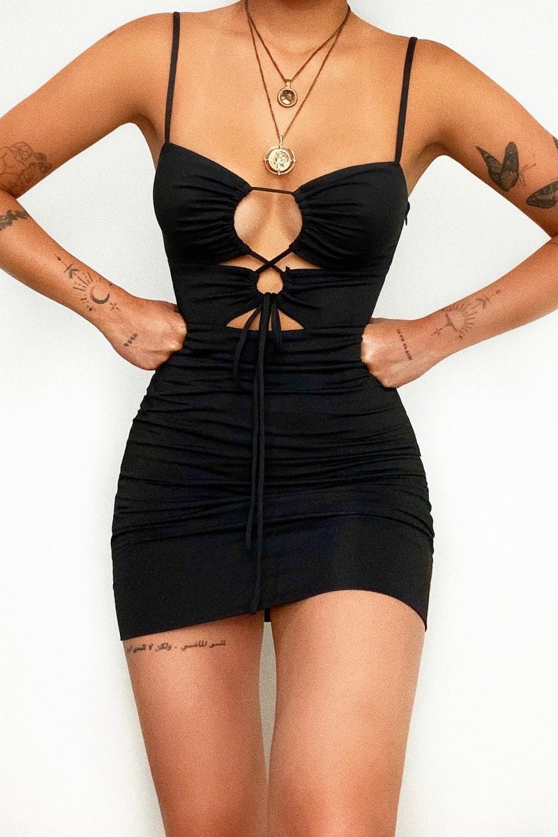 Harry Mini Dress - Black
