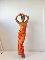 Blossom Maxi Dress - Orange