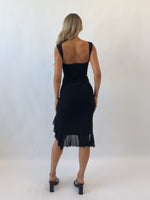 Cheyenne Midi Dress - Black