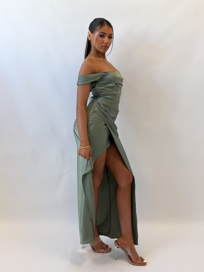 Meara Midi Dress - Sage