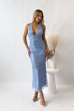 Maylone Midi Dress - Blue