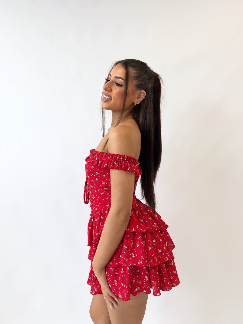 Aria Floral Playsuit