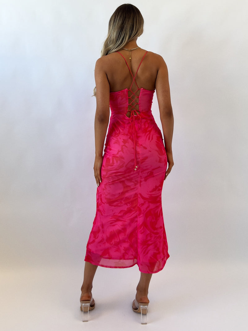 Mistee Floral Midi Dress
