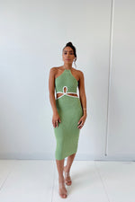 Allura Midi Dress - Green