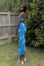 Maria Maxi Dress - Blue