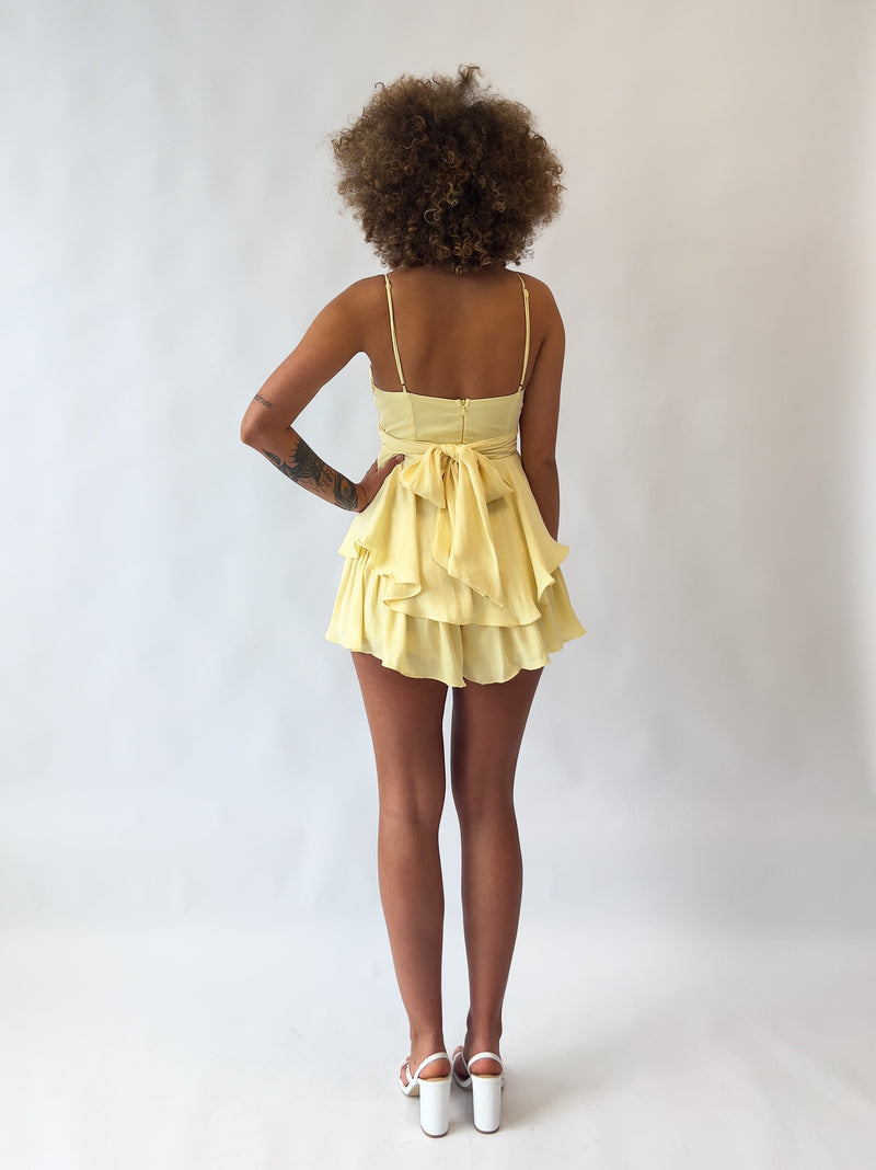 Zahira Playsuit - Yellow