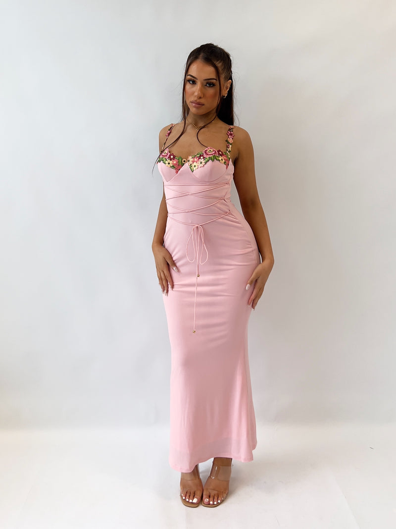 Euphrasia Maxi Dress - Pink