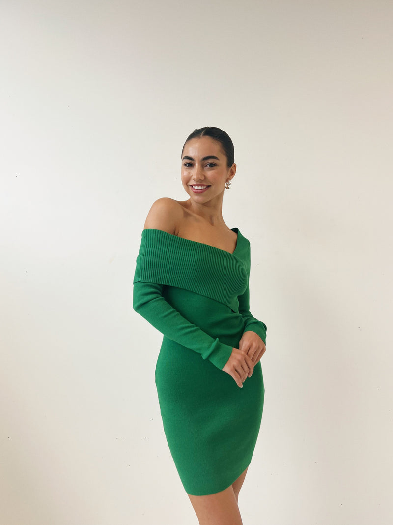 Chicago Mini Dress - Green