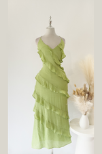Ella Midi Dress - Green