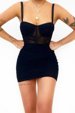 Porsha Mini Dress - Black