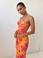 Blossom Maxi Dress - Orange